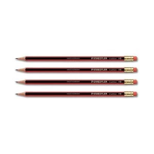 Staedtler Tradition 110 Cedar Wood Pencil with Eraser HB Pack of 144 Pencils Bulk Pack January December 2019