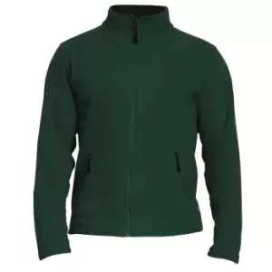 Gildan Adults Unisex Hammer Micro-Fleece Jacket (S) (Forest Green)
