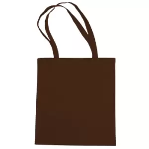 Jassz Bags "Beech" Cotton Large Handle Shopping Bag / Tote (One Size) (Brown)