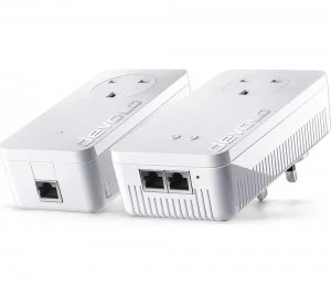 Devolo dLAN 1200 Wireless Powerline Adapter Kit Twin Pack