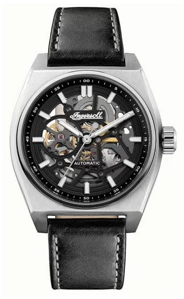Ingersoll I14301 The Vert Automatic (43mm) Black Skeleton Watch