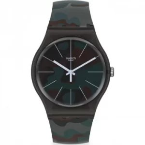 Mens Swatch Camoucity Watch