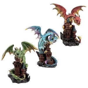 Castle Protector Elements Dragon Figurine (1 Random Supplied)
