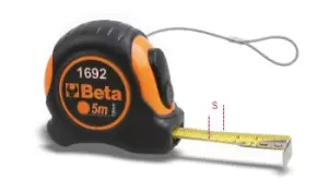 Beta Tools 1692HS H-Safe Tethered Measuring Tape 5M ABS Casing 016924055