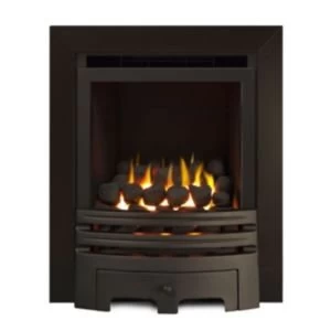 Ignite Westerly Chrome effect Gas fire