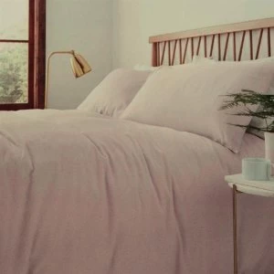 Linea Linea Flannel Fitted Sheet - Blush