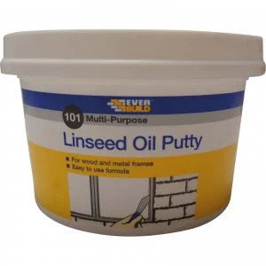 Everbuild Multi Purpose Linseed Oil Putty Natural 500g