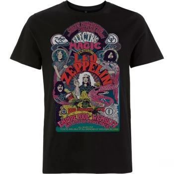 Led Zeppelin - Full Colour Electric Magic Unisex XX-Large T-Shirt - Black