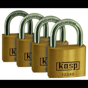 Kasp K12540D4 Padlock 40 mm Gold yellow Key