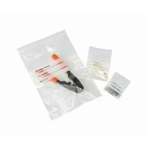 Polythene Bags Resealable Grip Seal Write On 40 Micron 57x76mm Pack