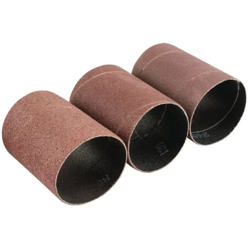 93358 - Pack of Three Aluminium Oxide Sanding Sleeves (45 x 60mm) - Draper