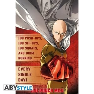 One Punch Man - Training - Poster Maxi Poster