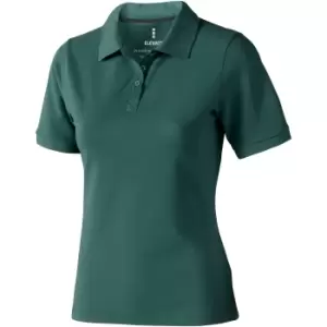 Elevate Calgary Short Sleeve Ladies Polo (M) (Forest Green)
