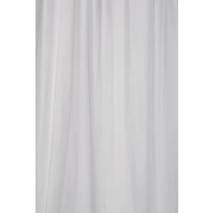 Croydex PVC Shower Curtain - White