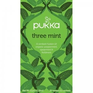 Pukka Three Mint Tea (Pack of 20) P5025