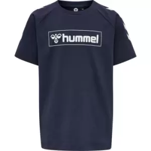 Hummel Box T Shirt Junior Boys - Blue