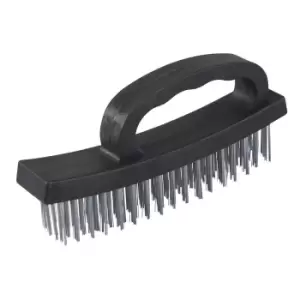 Silverline D-Handle Wire Brush 4 Row 250554