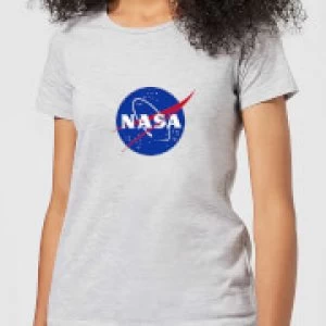 NASA Logo Insignia Womens T-Shirt - Grey - 5XL