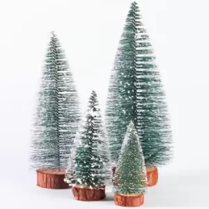Miniature Christmas Tree Ornaments - Set of 4 M&amp;W