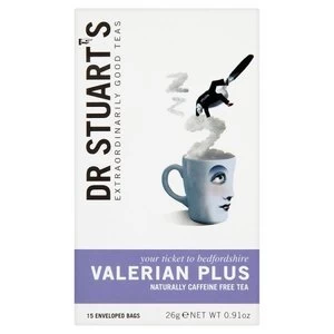 Dr Stuarts Herbal Teas Valerian Plus 15 Teabags
