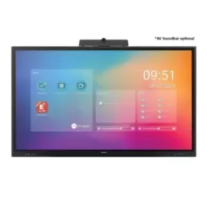 Sharp PN-LC652 Digital signage flat panel 165.1cm (65") LCD WiFi 450 cd/m 4K Ultra HD Black Touch Screen Built-in processor Android 11 16/7