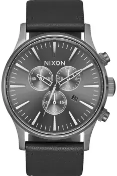 Nixon Sentry Chrono Leather Watch A405-680