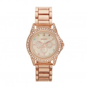 Tikkers Rose Gold Coloured Strap Watch