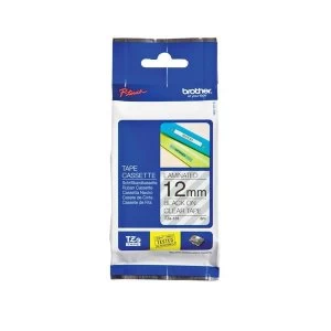 Brother P-touch TZe 131 12mm x 8m Black On Clear Laminated Labelling Tape
