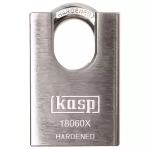 Kasp Hardened Steel Padlock - 60mm - Close Shackle - MK