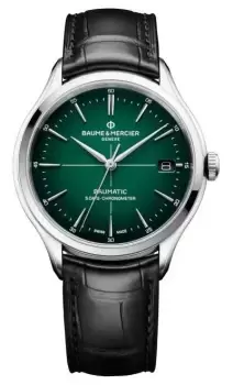 Baume & Mercier M0A10592 Mens Clifton Baumatic COSC Green Watch