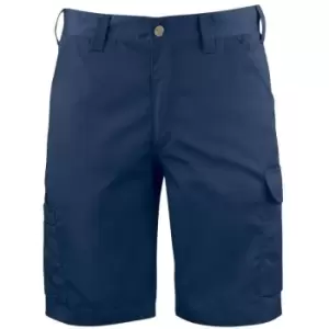 Projob Mens Plain Cargo Shorts (34R) (Navy) - Navy