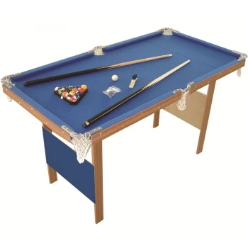 Charles Bentley 4ft American Blue Pool Games Table