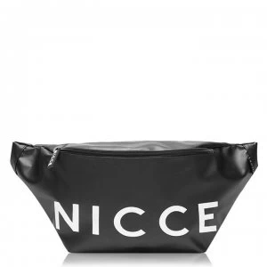 Nicce Large Logo Bum Bag Mens - Black