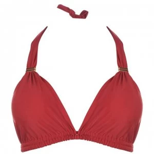 Vix Swimwear Vix Solid Bikini Top - Red