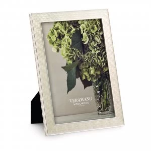 Wedgwood Vera Wang With Love Nouveau PearlP hoto Frame 5x7 White