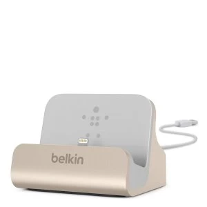 Belkin Charge and Sync Dock for iPhone 55c5s6 Gold