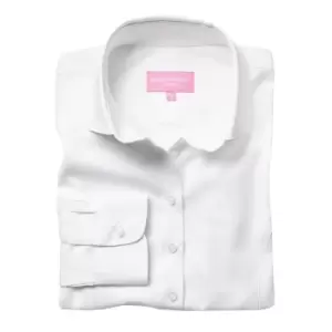 Brook Taverner Womens/Ladies Aspen Long Sleeve Oxford Shirt (20 UK) (White)