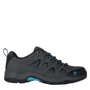 Gelert Ottawa Low Junior Walking Shoes - Charcoal/Blue