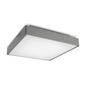 Ksel LED Large Outdoor Ceiling Light Grey IP65