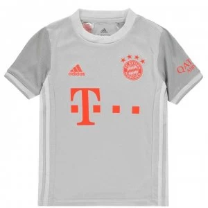 adidas Bayern Munich Away Shirt 2020 2021 Junior - Grey
