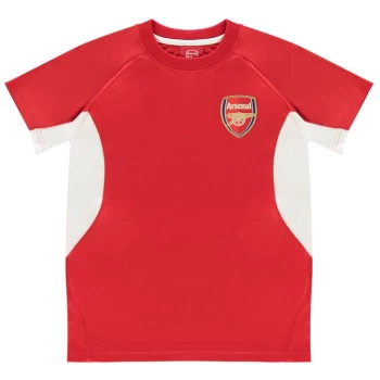 Source Lab Arsenal FC Poly T Shirt Junior - Red