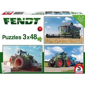 Fendt: 1050 Vario/724 Vario/6275L 3x48 Jigsaw Puzzles