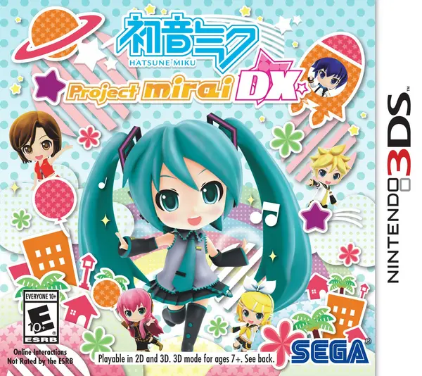Hatsune Miku Project Mirai DX Nintendo 3DS Game
