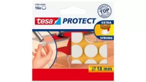 TESA 57892 - White - Felt - Round - 1.8cm - 16 pc(s)