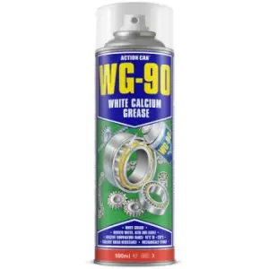 Action Can WG-90 White Calcium Grease Gearbox Lubricant Spray 500ml