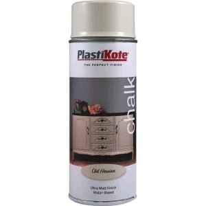 Plasti-Kote Chalk Finish Spray Old Hessian 400ml
