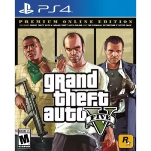 Grand Theft Auto GTA 5 Premium Online Edition PS4 Game
