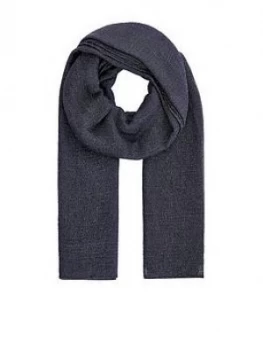 Accessorize All Over Metallic Scarf - Navy