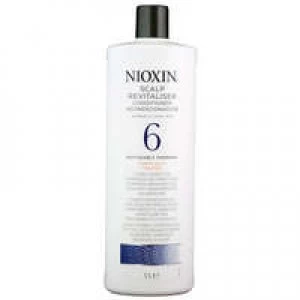 Nioxin 3D Care System System 6 Step 2 Scalp Revitaliser Conditioner: For Noticeably Thinning Medium to Coarse Hair Chemically Treated 1000ml
