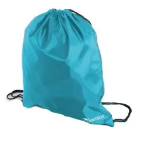 Precision Drawstring Bag (One Size) (Cyan)